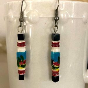 South American earrings